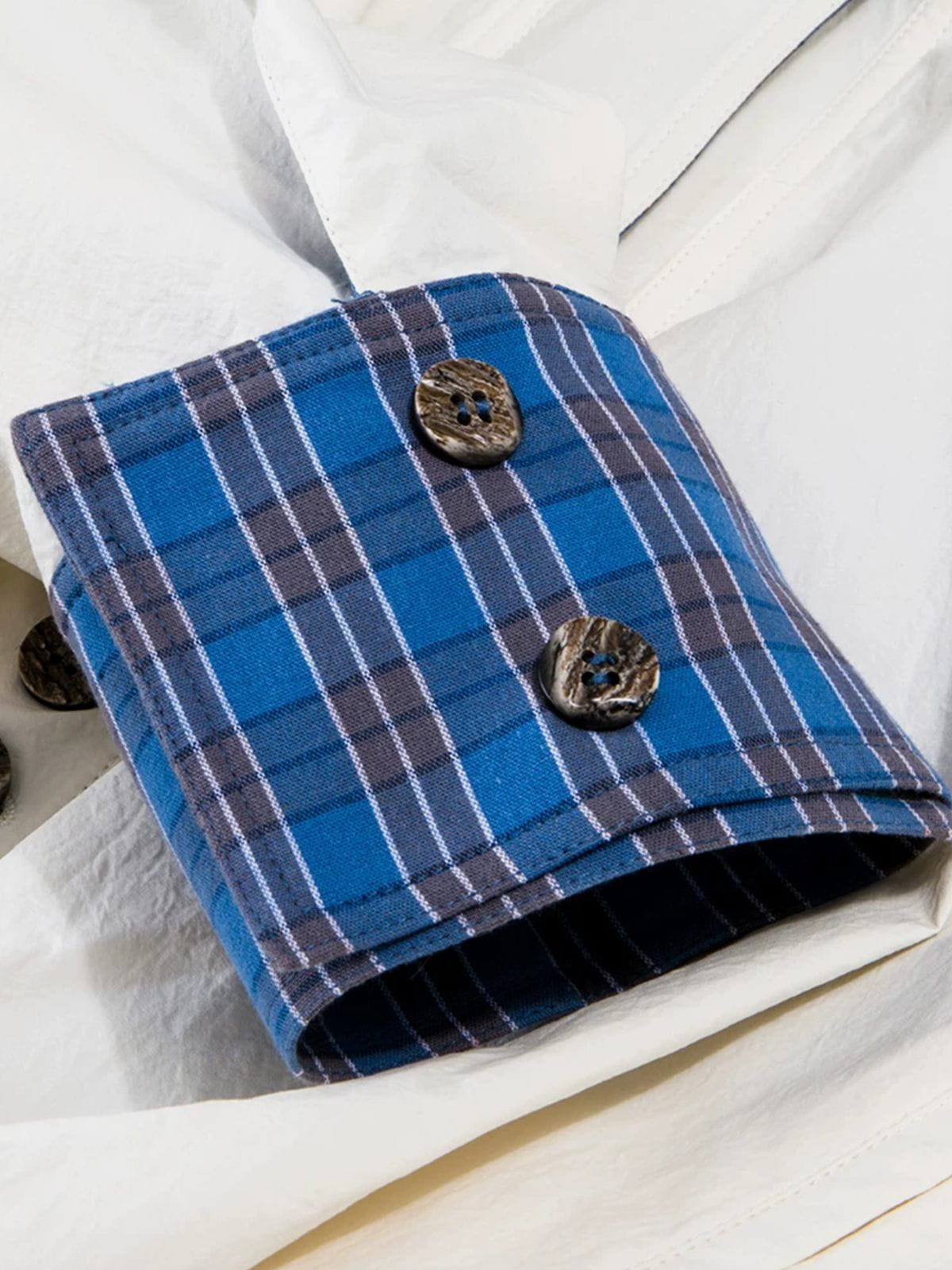 Aelfric Eden Bubble Hem Plaid Jacket